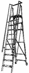 ESCALERA DE MADERA PINTOR