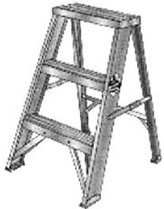 ESCALERA DE MADERA PINTO FAMILIAR